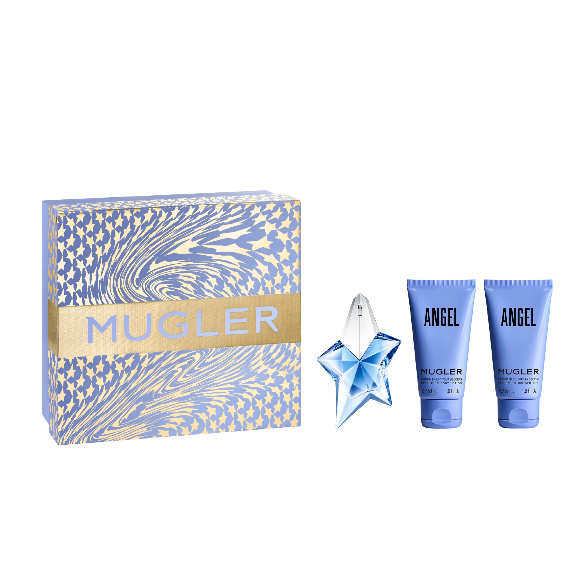 Mugler - Angel - Coffret - Eau De Parfum + Lait Pour Le Corps + Gel Douche