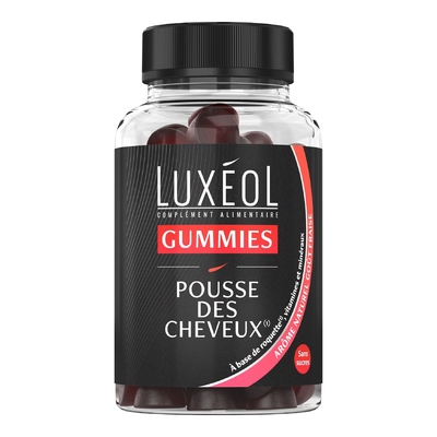 Luxeol - Gummies - Complément Alimentaire Pousse Des Cheveux - 150ml