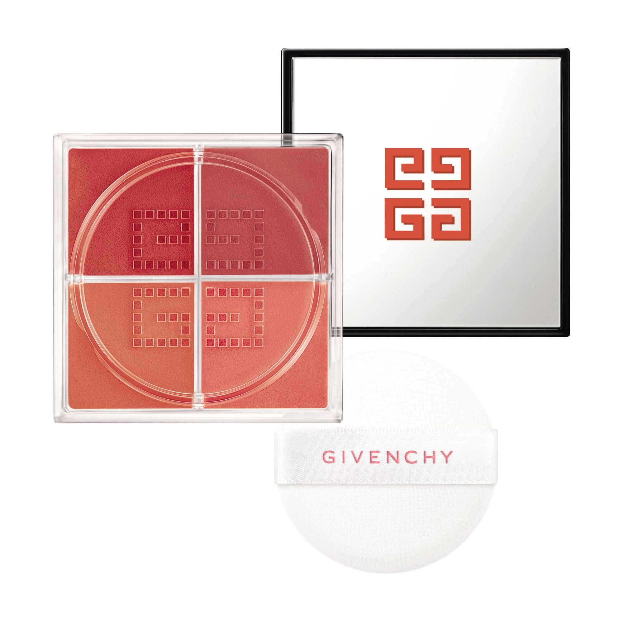 Givenchy - Prisme Libre Blush - Blush Poudre Libre 4 Couleurs - N°06 Flanelle Rubis