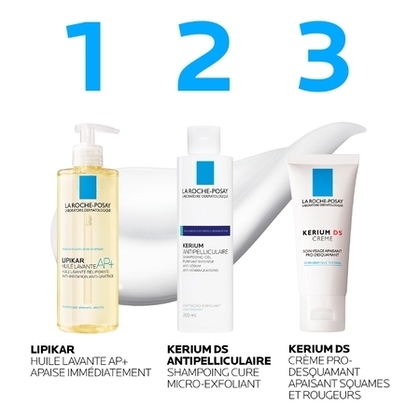 125ML LA ROCHE POSAY KERIUM DS Shampooing traitant pellicules persistantes  1 of 4 