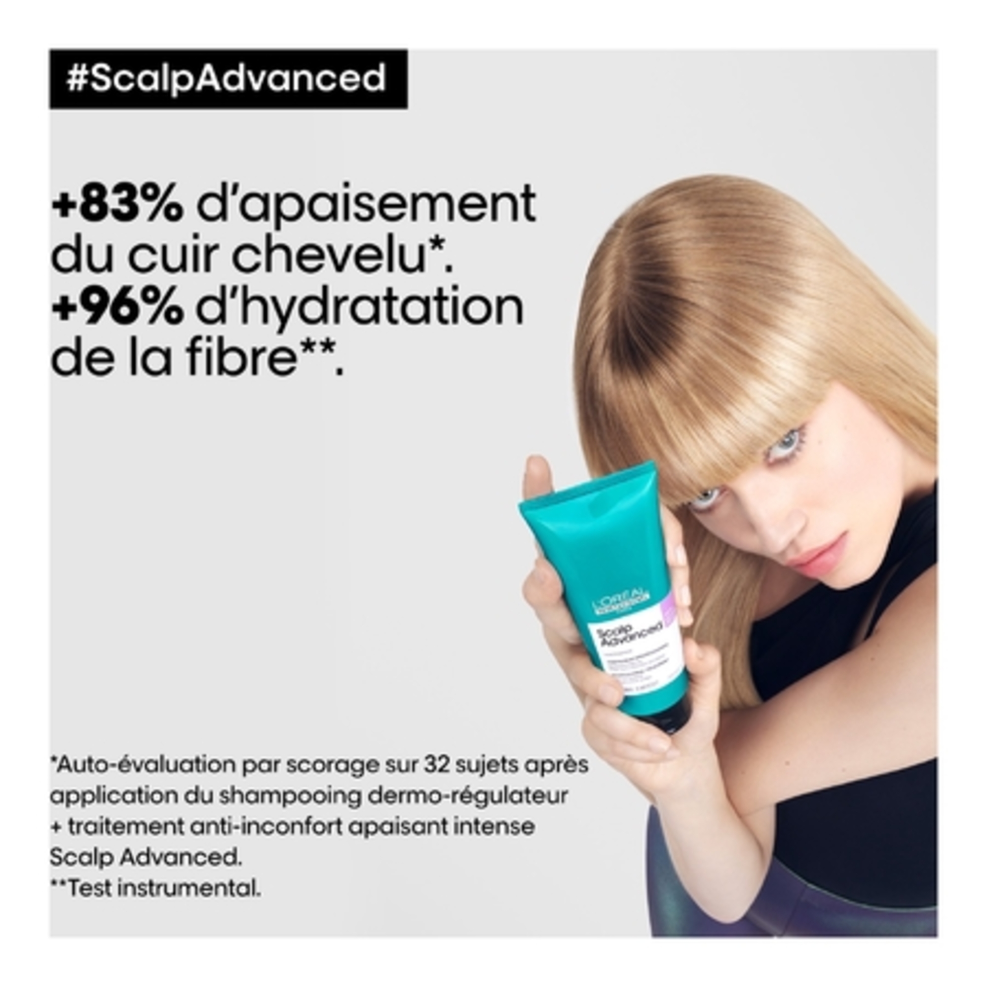 Traitement professionnel apaisant intense