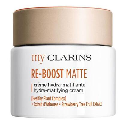 50mL Clarins RE-BOOST MATTE Crème hydra-matifiante - peaux mixtes à grasses  1 of 4 