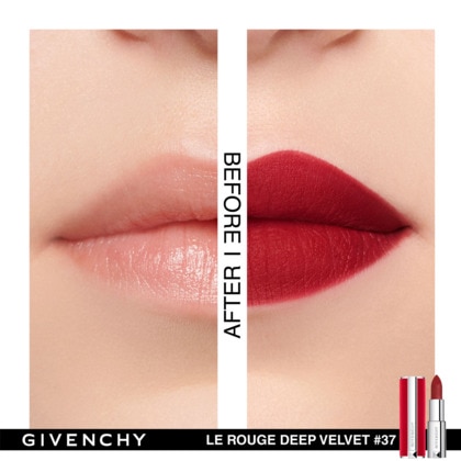  GIVENCHY LE ROUGE Rouge à lèvres fini mat lumineux, mat poudré ou brillant scintillant.  1 of 4 