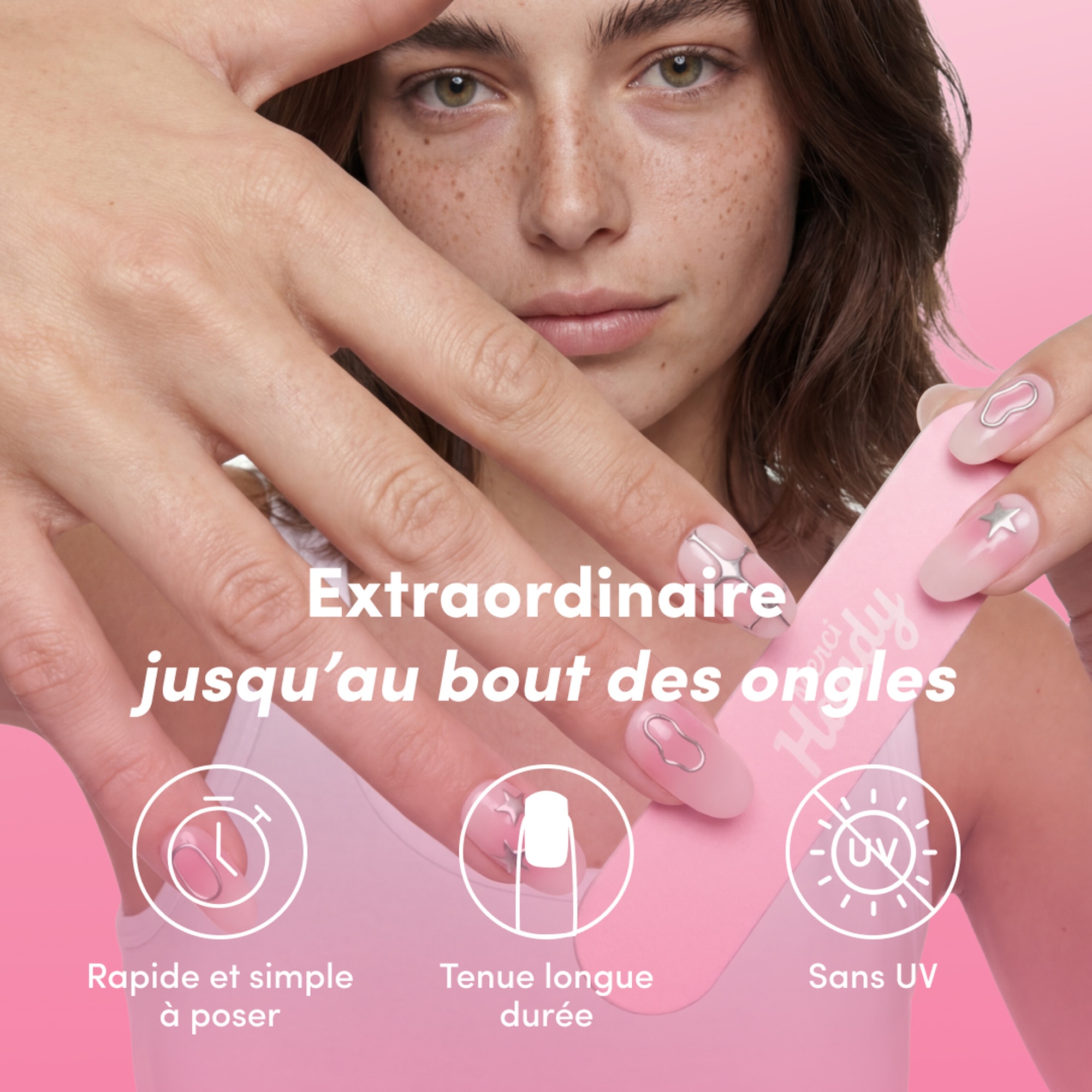 7G MERCI HANDY HANDCARE Patchs nail art unicorn  1 of 4 