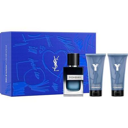  Yves Saint Laurent Y Coffret eau de parfum + gel douche + baume après-rasage  1 of 4 
