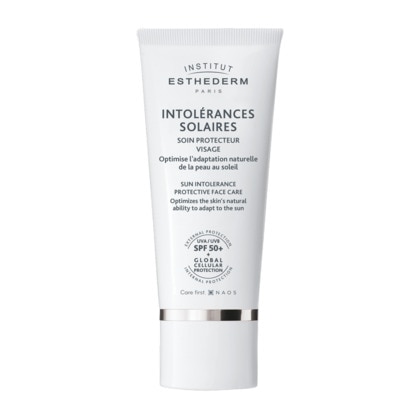 50mL INSTITUT ESTHEDERM INTOLERANCES SOLAIRES Crème solaire visage spf50+ peau intolérante allergiques  1 of 4 