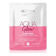 39G BIOTHERM AQUA GLOW Masque hydratation flash & éclat instantané  1 of 2 