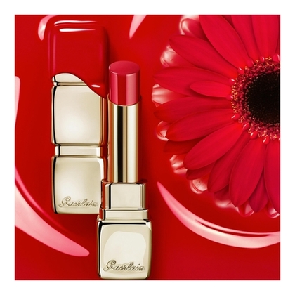  Guerlain KISSKISS SHINE BLOOM Rouge brillant 95% d'ingrédients d'origine naturelle*  1 of 4 