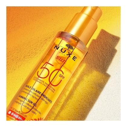 150ML Nuxe SUN Huile bronzante visage & corps haute protection SPF50  1 of 4 