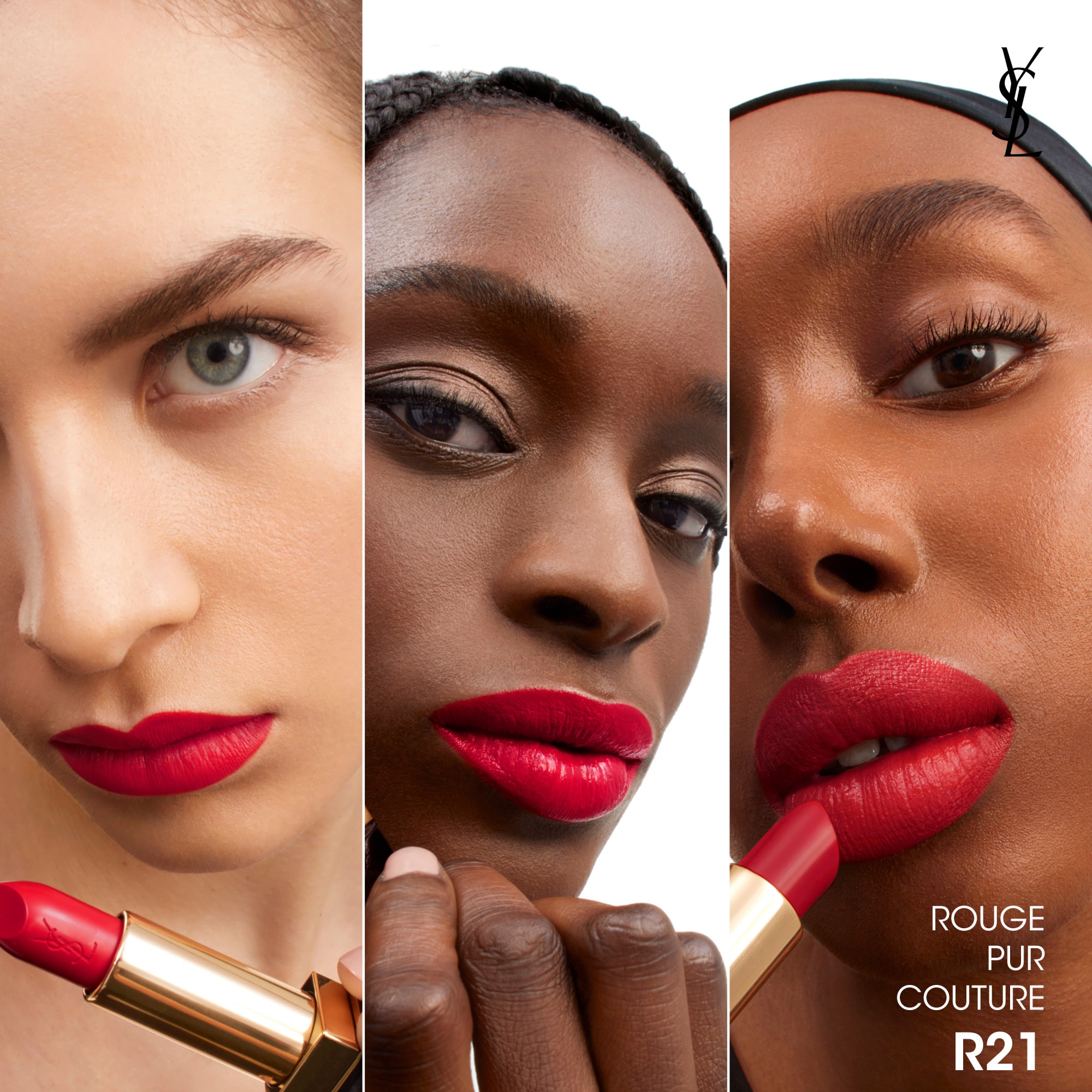 Yves Saint Laurent ROUGE PUR COUTURE Rouge à lèvres fini satin 1 of 4