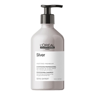 500ML L'ORÉAL PROFESSIONNEL SILVER Shampoing pour cheveux gris et blancs  1 of 2 