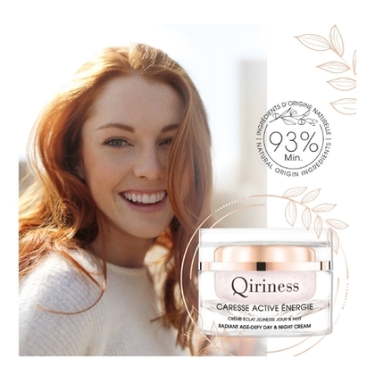 50mL Qiriness CARESSE ACTIVE ENERGIE Crème éclat jeunesse jour & nuit  1 of 3 