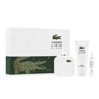Lacoste L.12.12 BLANC Coffret eau de toilette + gel douche + vaporisateur voyage 1 of 1