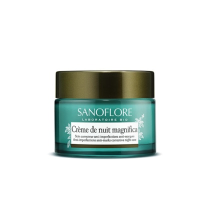 50ML SANOFLORE MAGNIFICA Crème nuit régulatrice anti-imperfections magnifica  1 of 4 