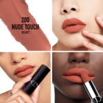  DIOR ROUGE DIOR Rouge à lèvres - confort et longue tenue - 2 finis : satin ou velvet  2 of 5 Rouge à lèvres - confort et longue tenue - 2 finis : satin ou velvet