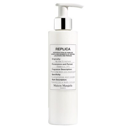 200ml MAISON MARGIELA REPLICA BY THE FIREPLACE Lait corps boisé ambré  1 of 4 
