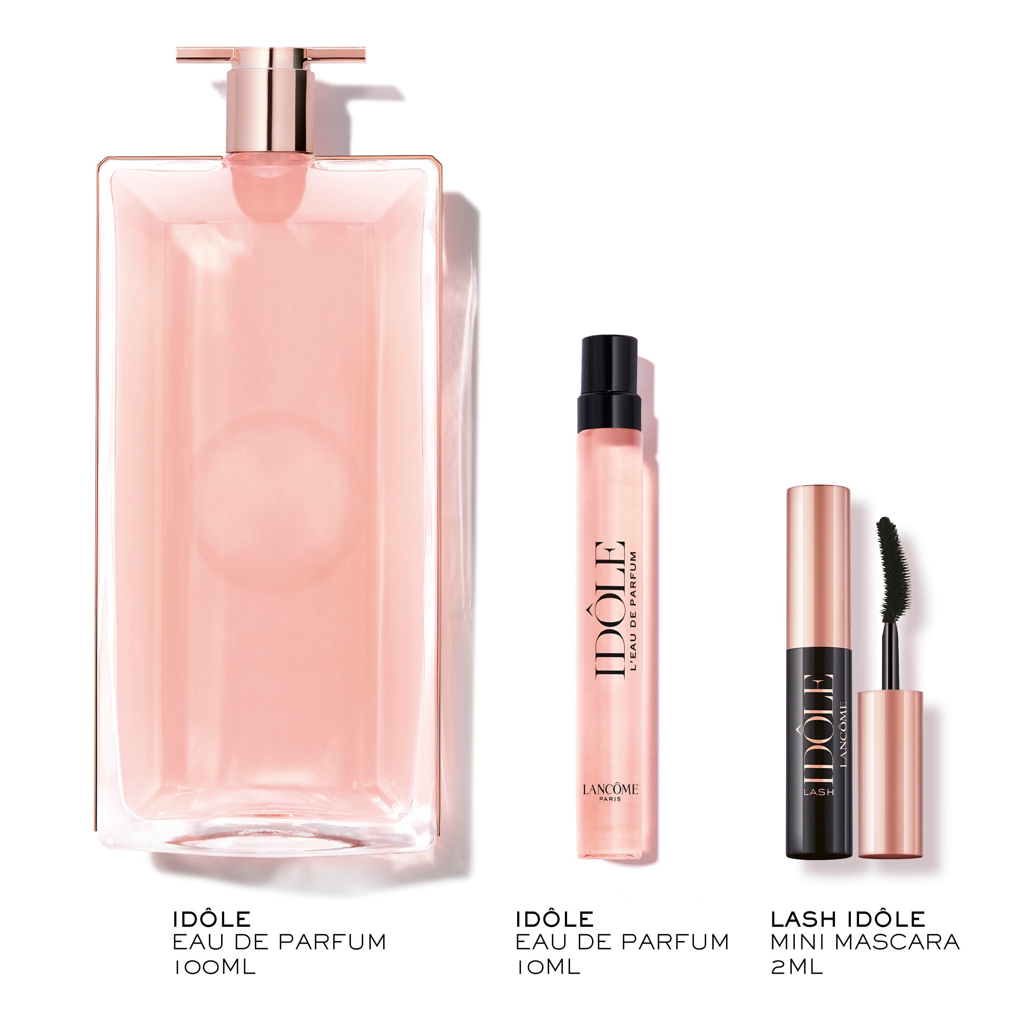  Lancôme IDOLE Coffret - eau de parfum + format voyage + mini mascara  2 of 4 Coffret - eau de parfum + format voyage + mini mascara