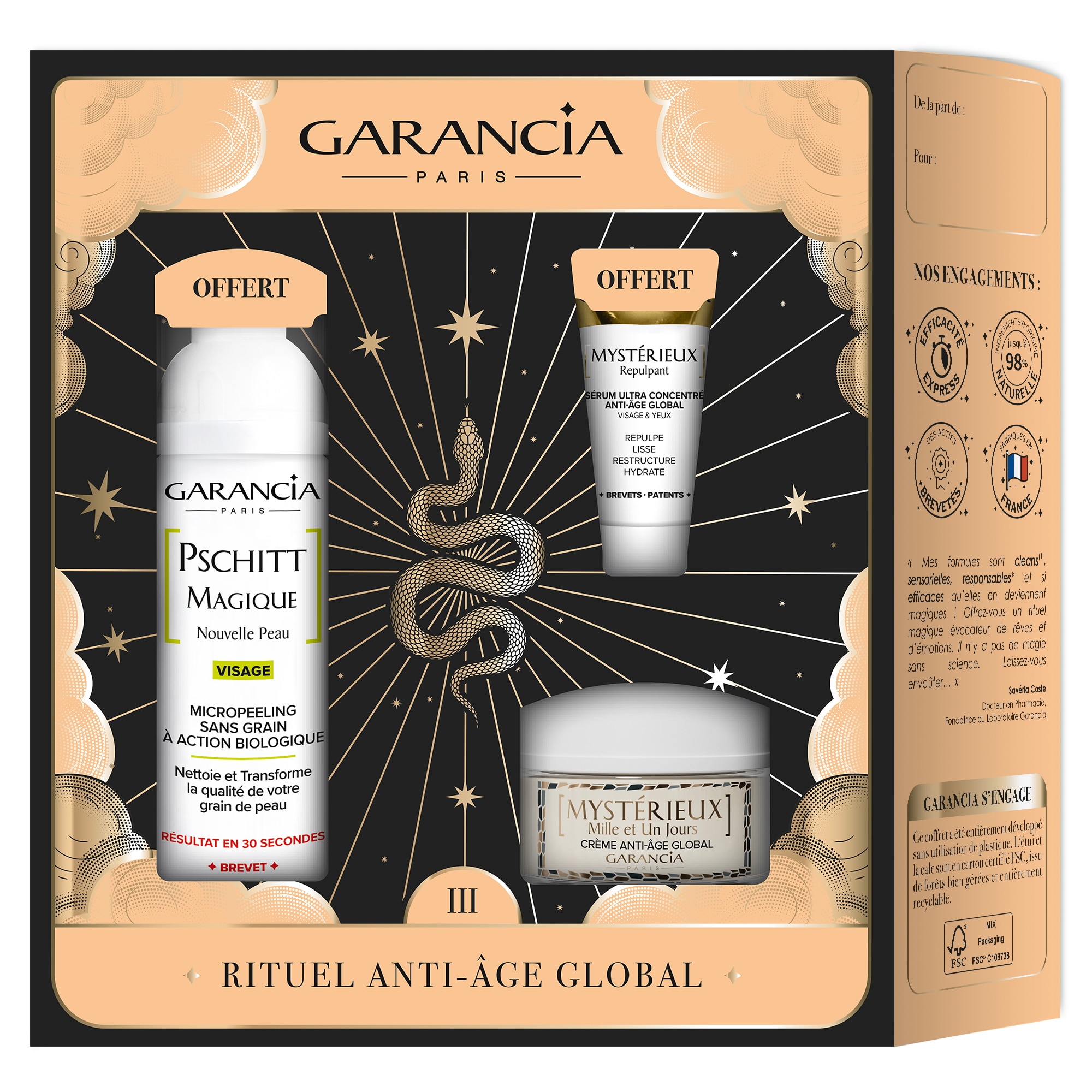 Garancia - Mysterieux Mille Et Un Jours - Coffret Rituel Anti-âge Global