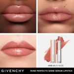 GIVENCHY ROSE PERFECTO SHINE SERUM LIPSTICK Rouge à lèvres brillant et soin 2 of 5 Rouge à lèvres brillant et soin