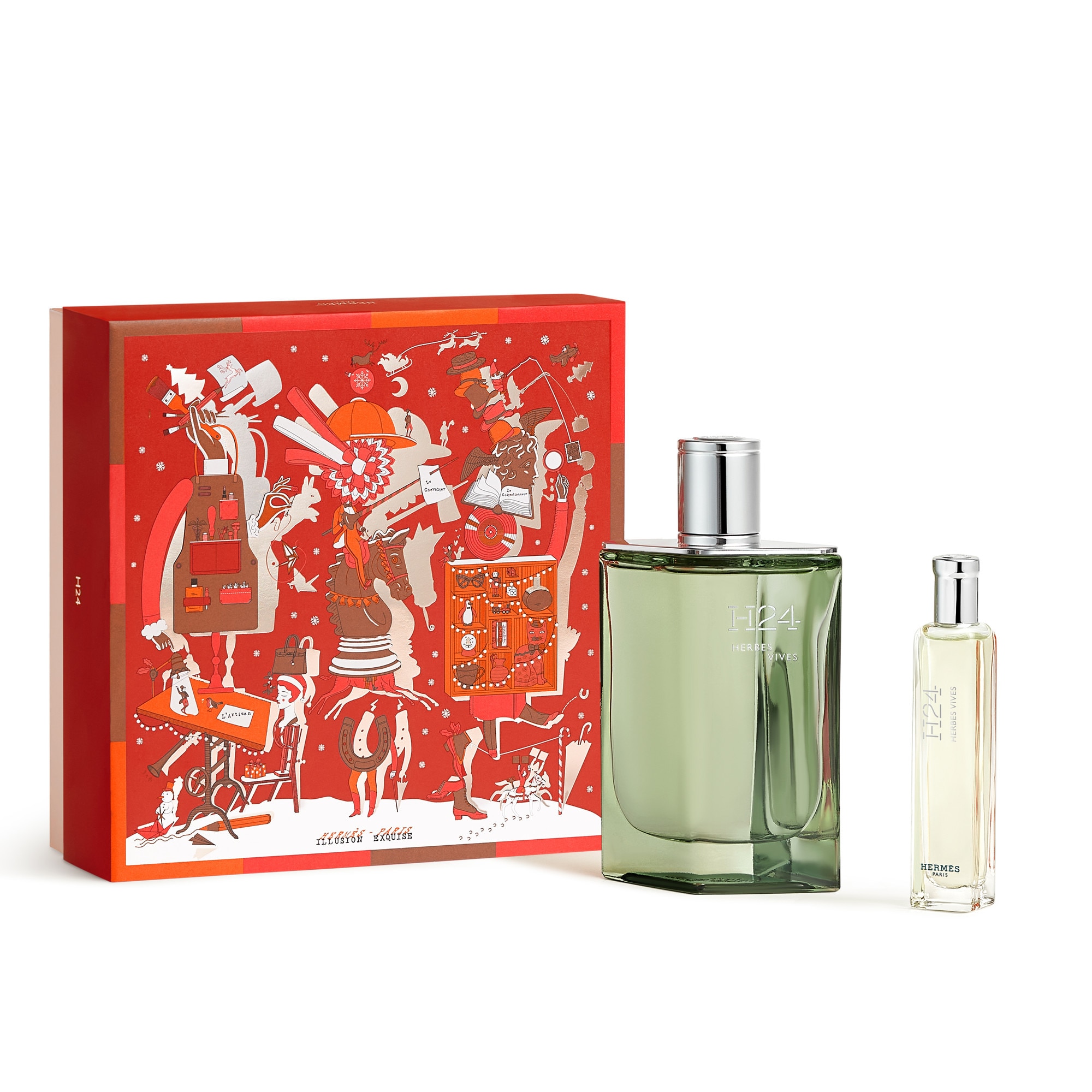 Hermès H24 HERBES VIVES Coffret - eau de parfum + format voyage 1 of 2 Coffret - eau de parfum + format voyage