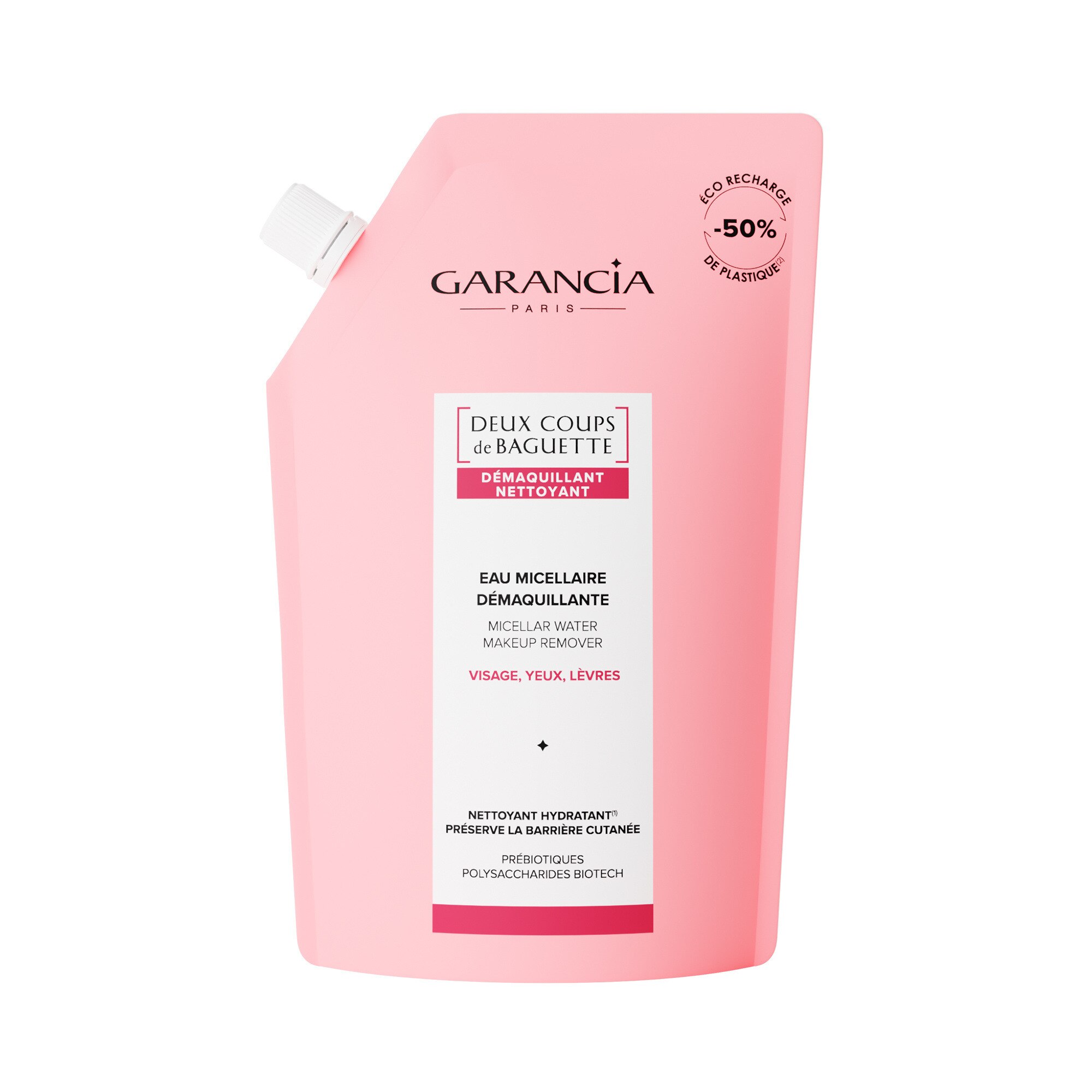 400ML GARANCIA EN DEUX COUPS DE BAGUETTE Eau micellaire ultra démaquillante - recharge 1 of 1 Eau micellaire ultra démaquillante - recharge