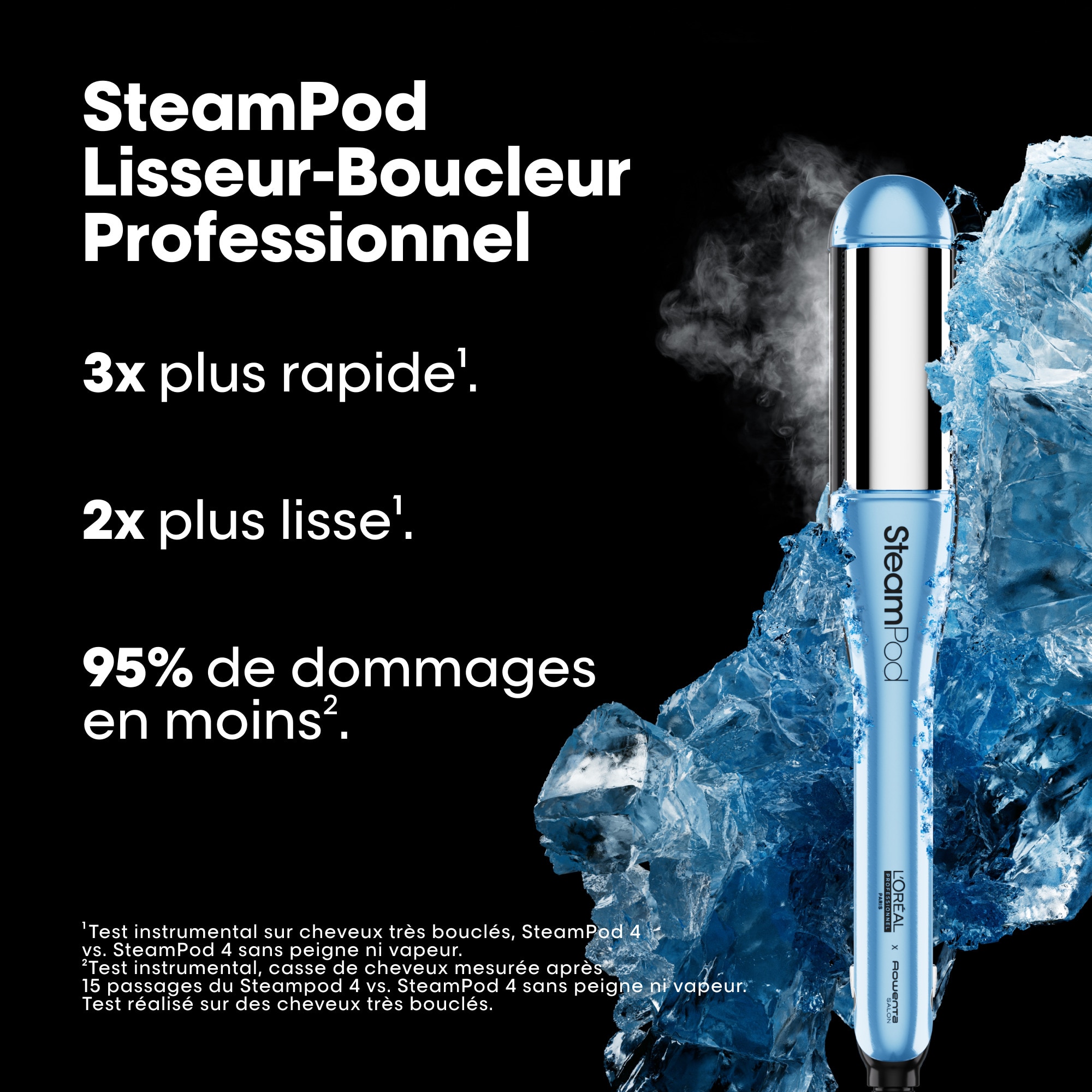 Lisseur-boucleur vapeur professionnel édition limitée utopia