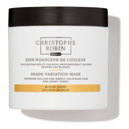 250ml CHRISTOPHE ROBIN SOIN NUANCEUR DE COULEUR Masque raviveur de blond doré  1 of 4