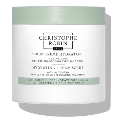 250ML CHRISTOPHE ROBIN HYDRATANT Scrub crème hydratant à l'aloe vera  1 of 3 
