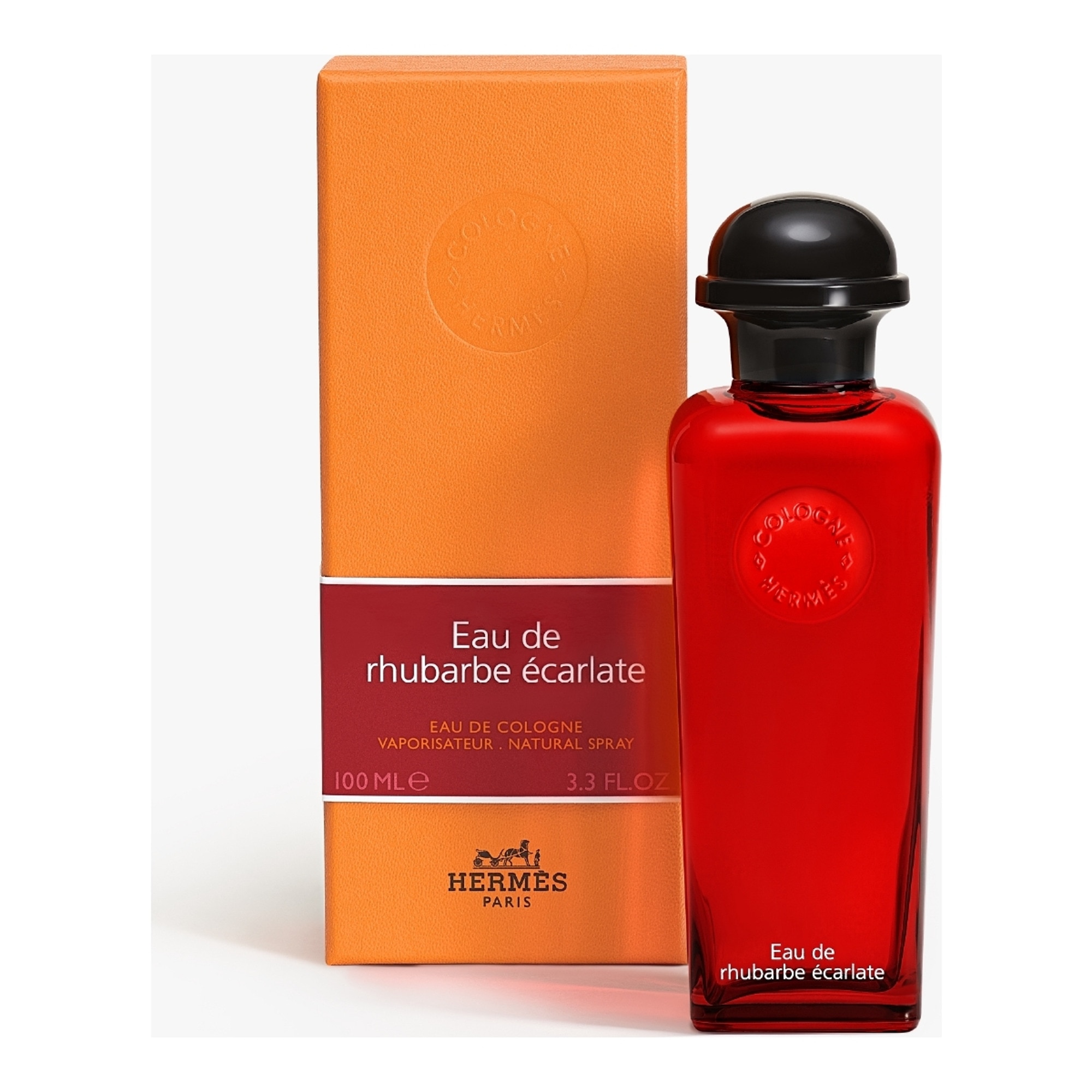100ML Hermès LES COLOGNES Eau de rhubarbe écarlate 1 of 4