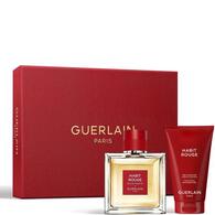  Guerlain HABIT ROUGE Coffret eau de toilette + gel douche  1 of 2 