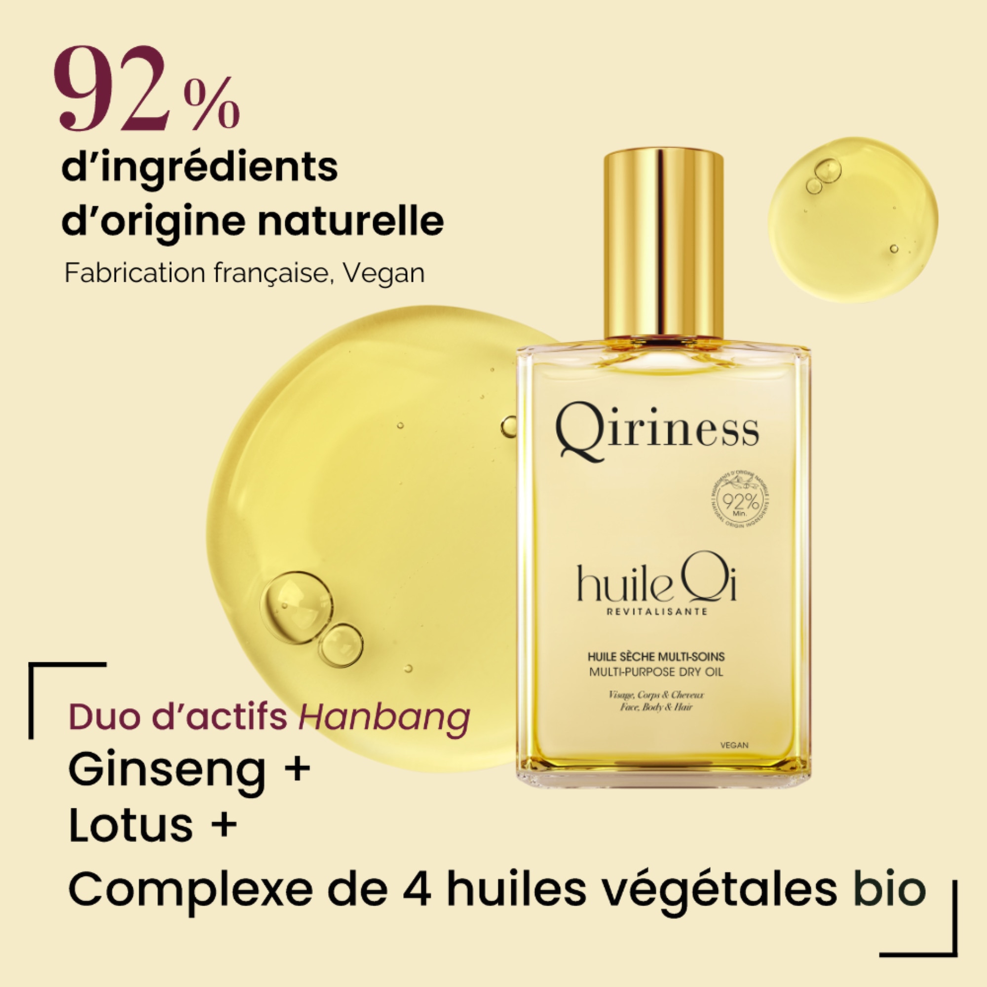 Huile Qi revitalisante