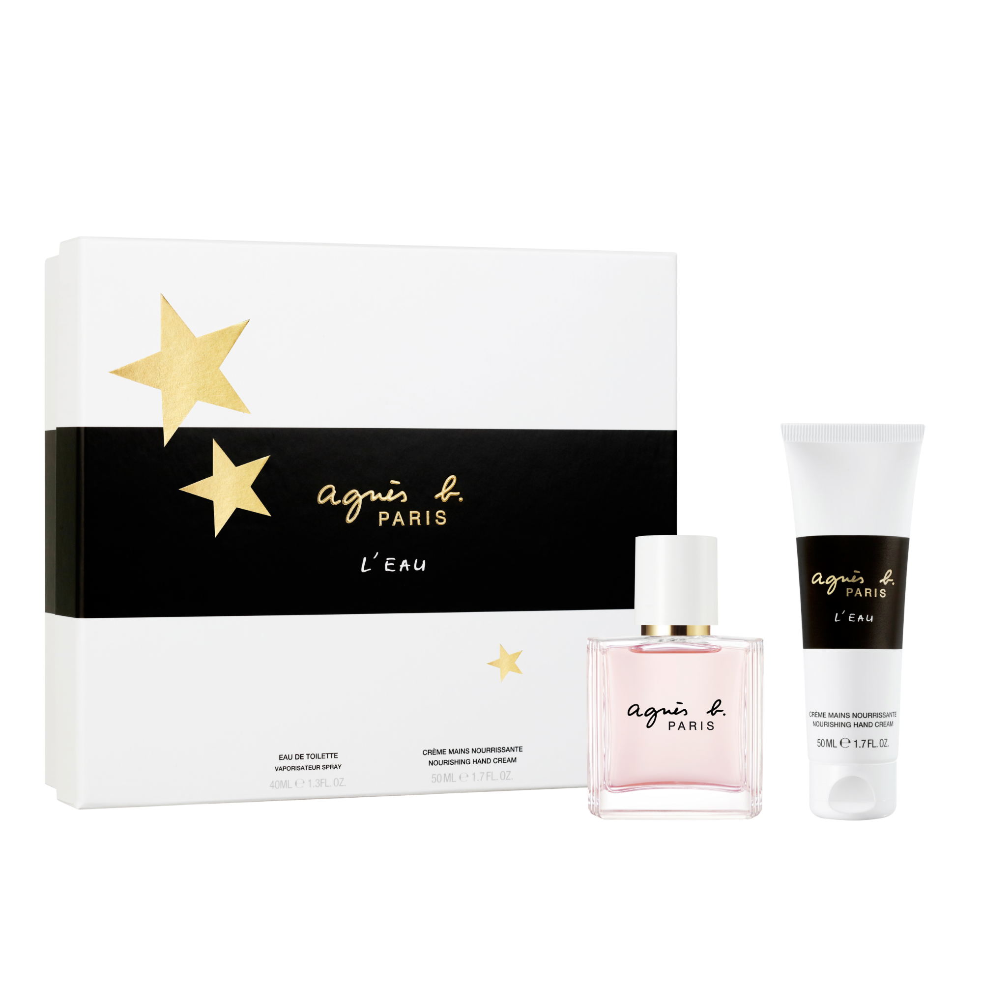 Agnès B. - L'eau - Coffret - Eau De Toilette + Crème Mains Parfumée - 90ml