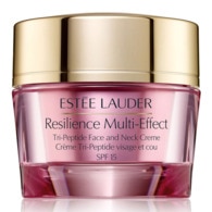 50ML Estée Lauder RESILIENCE LIFT Crème tri-peptide visage et cou - peaux sèches  1 of 2 