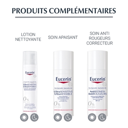 50ML EUCERIN ULTRASENSIBLE Soin apaisant peau normale à mixte  1 of 4 