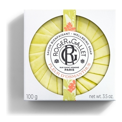 100G Roger & Gallet FLEUR D'OSMANTHUS Savon bienfaisant  1 of 4 