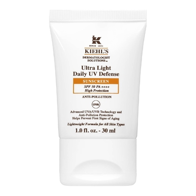 Kiehls - Ultra Light Daily Uv Defense - Fluide Solaire Visage Spf50 Anti-pollution Tous Types De Peaux - 30ml