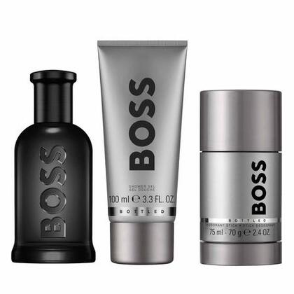  HUGO BOSS BOSS BOTTLED Coffret parfum + gel douche + déodorant stick  1 of 2 