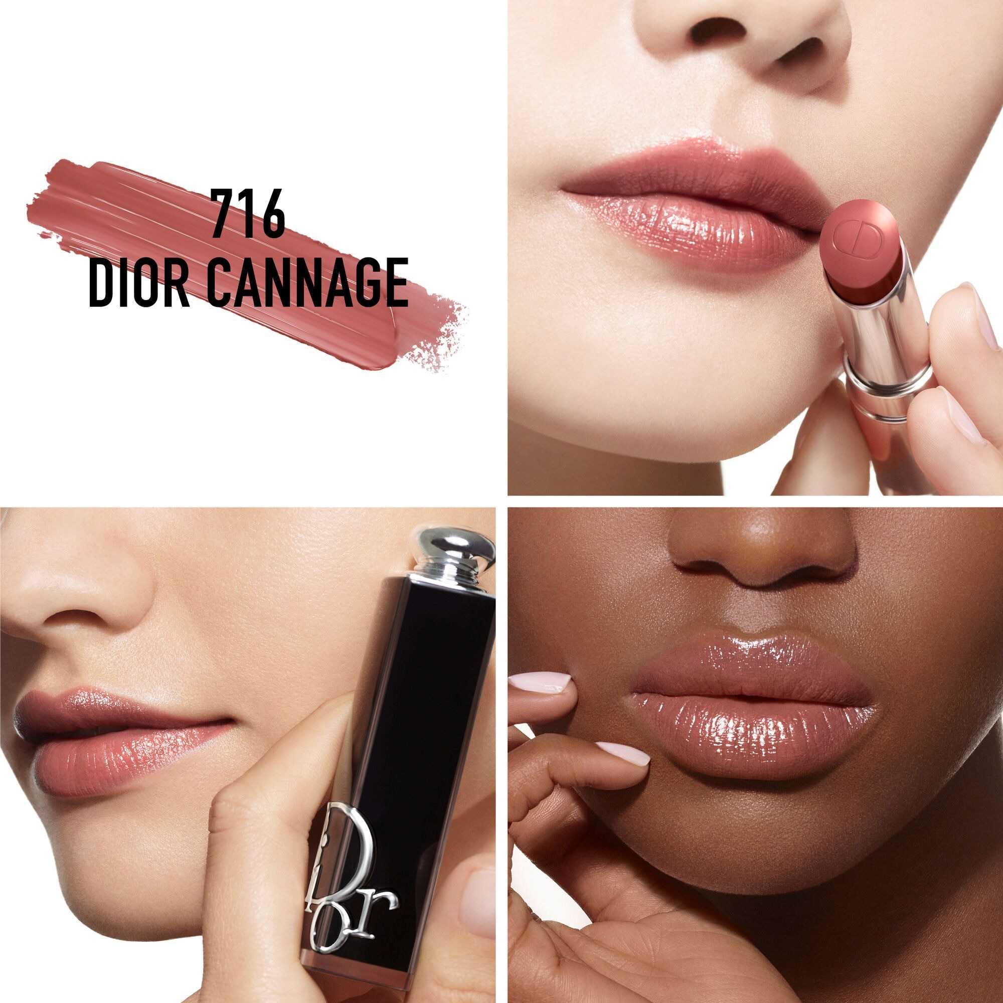  DIOR DIOR ADDICT Rouge à lèvres brillant - 90 % d'origine naturelle - rechargeable  1 of 4 