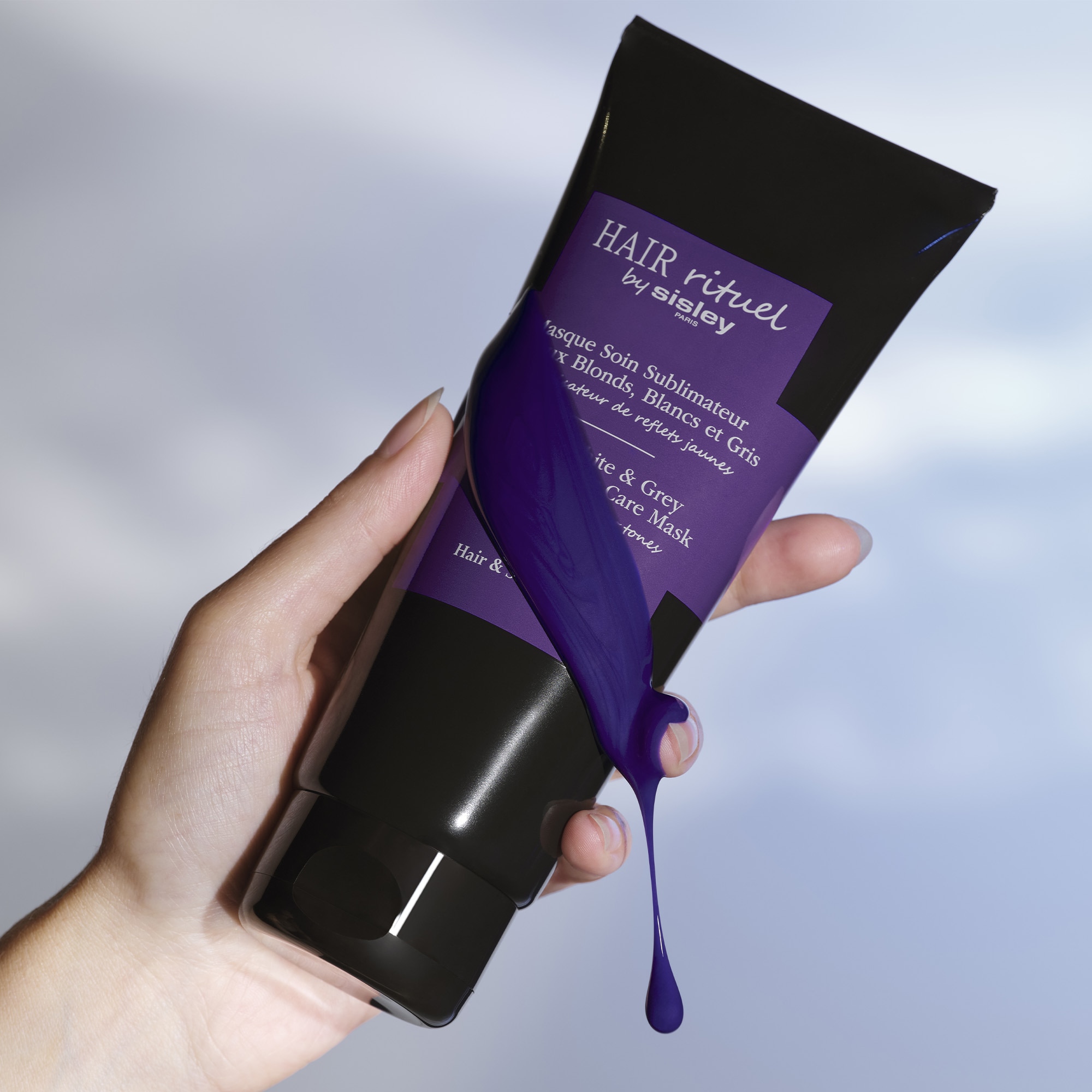 Masque soin sublimateur cheveux blonds, blancs et gris