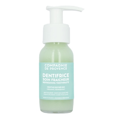 50mL LA COMPAGNIE DE PROVENCE HYGIENE Dentifrice soin fraicheur bio - format mini  1 of 4 