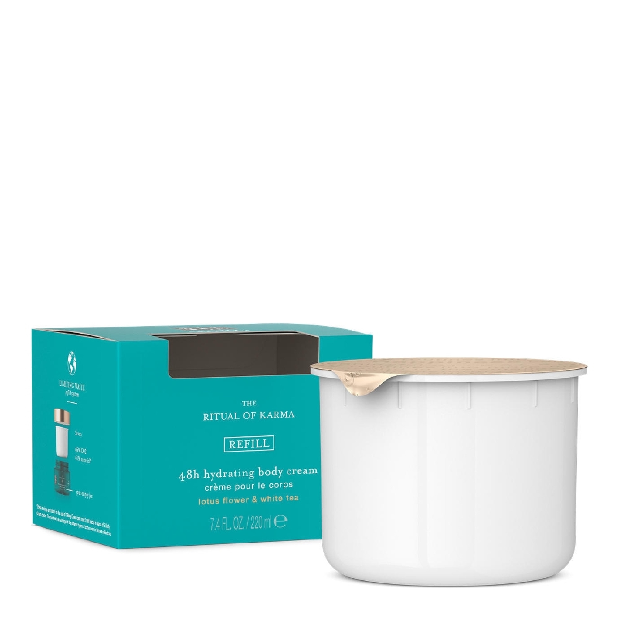 Crème corps hydratante 48h - recharge