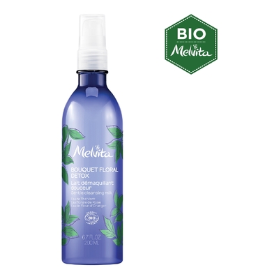 Melvita - Bouquet Floral Detox - Lait Démquillant Douceur - 200ml