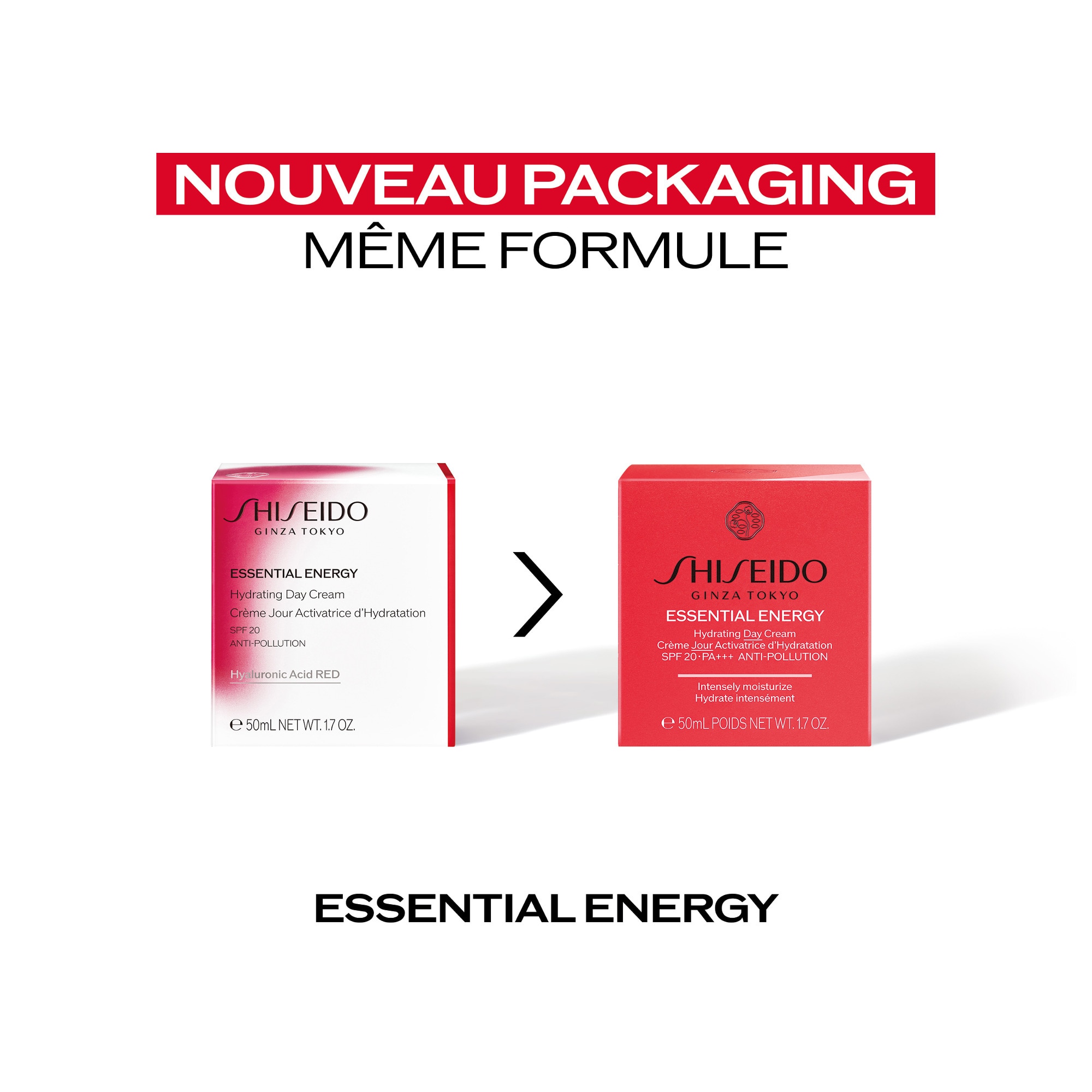 Crème activatrice d'hydratation spf20