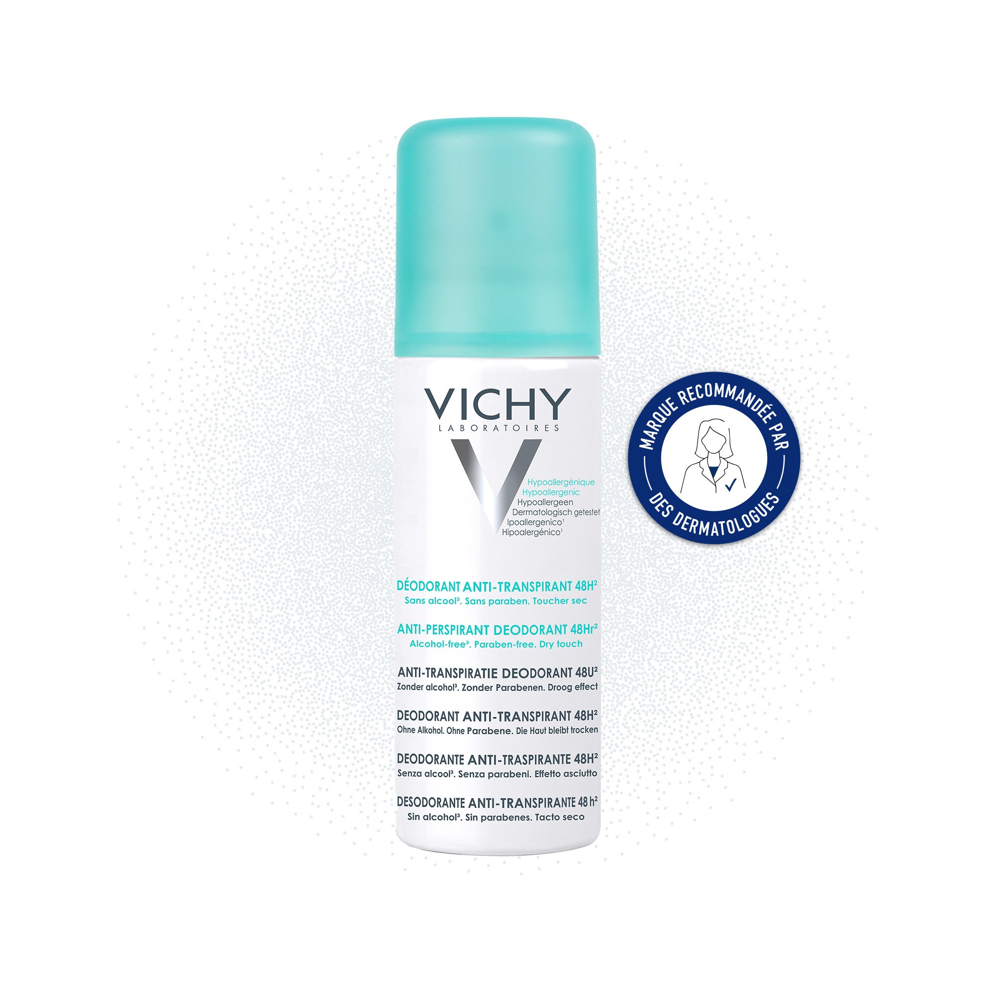 VICHY - V Hypoallergenique - Déodorant 48h Anti-transpirant - 125ml
