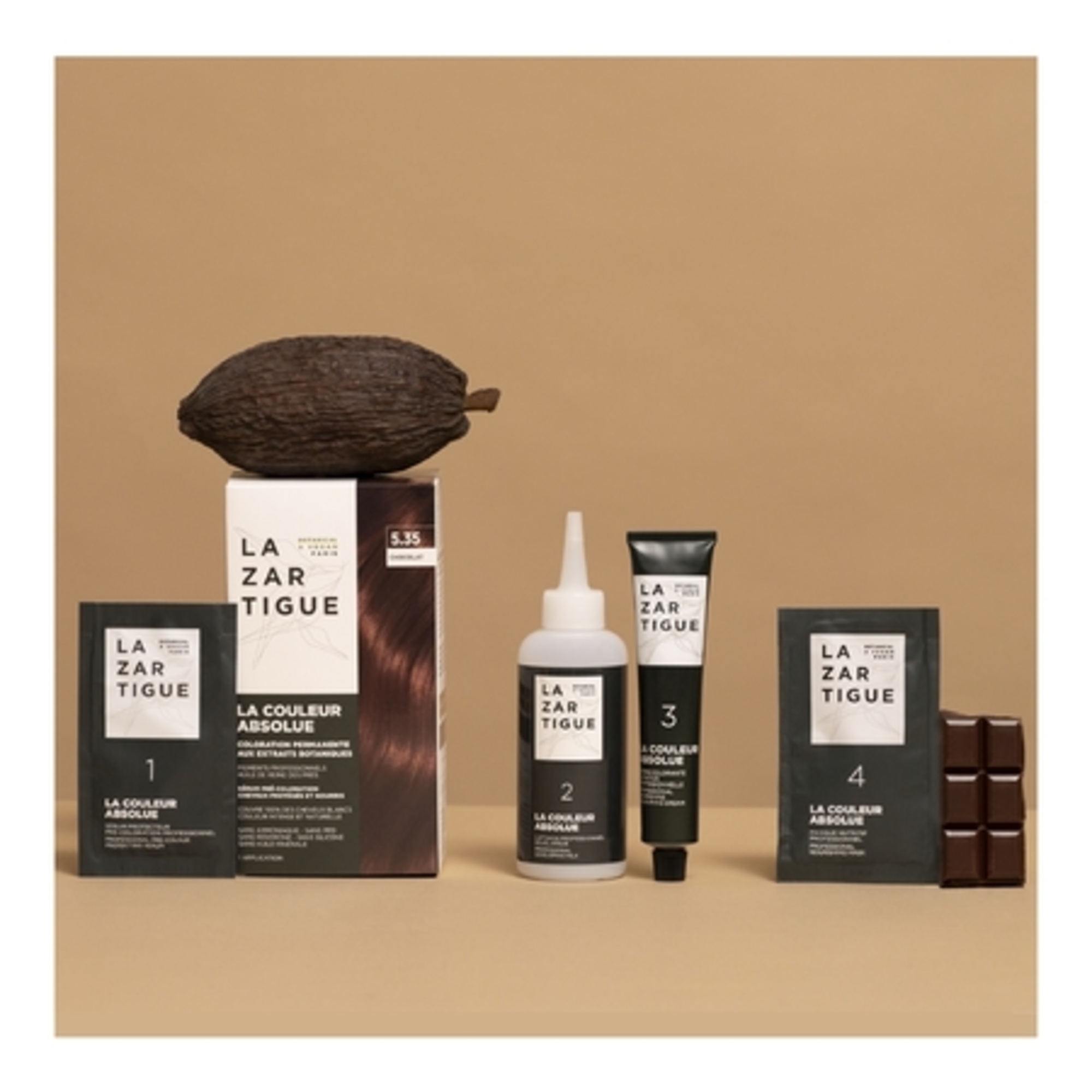 Coloration permanente aux extraits botaniques