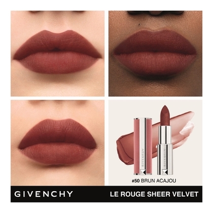  GIVENCHY LE ROUGE SHEER VELVET <br/> Rouge à lèvres Mat effet floutant Rouge à lèvres mat floutant à la texture velours  1 of 3 