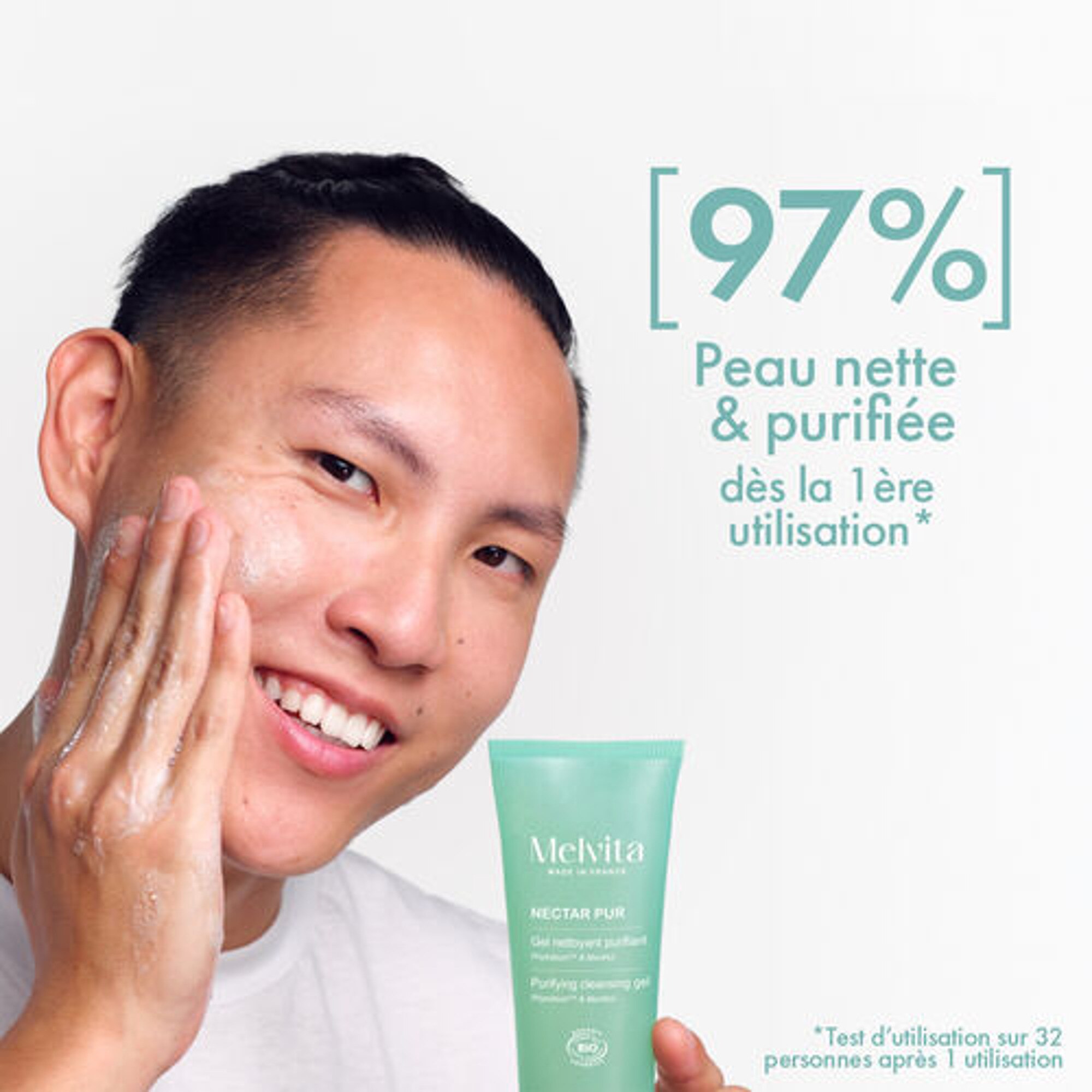 150ml MELVITA NECTAR PUR Gelée nettoyant et purifiante 4 of 4 Gelée nettoyant et purifiante
