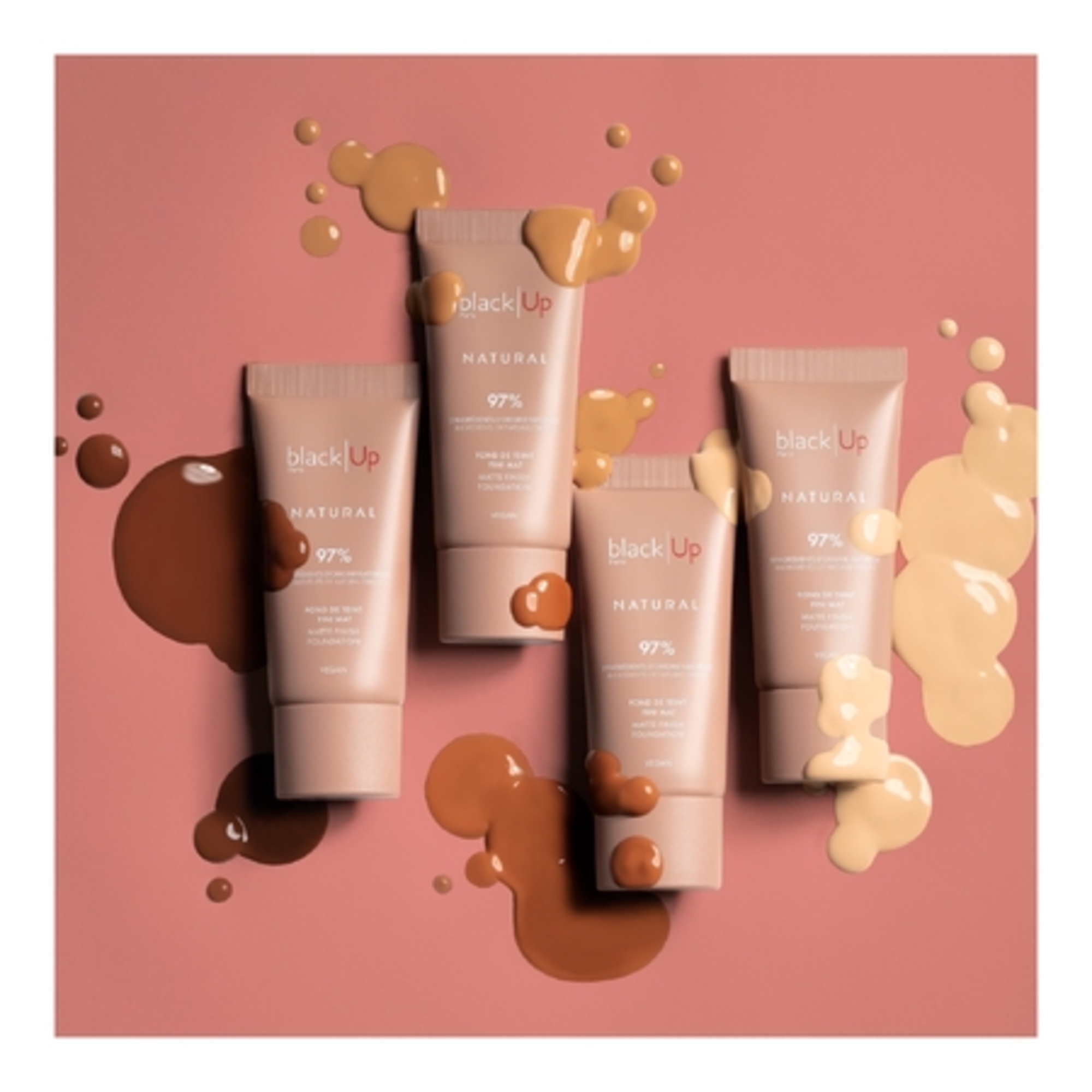 Fond de teint fini mat