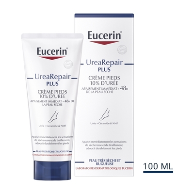 EUCERIN - Urearepair - Crème Pieds 10% D'urée - 100ml