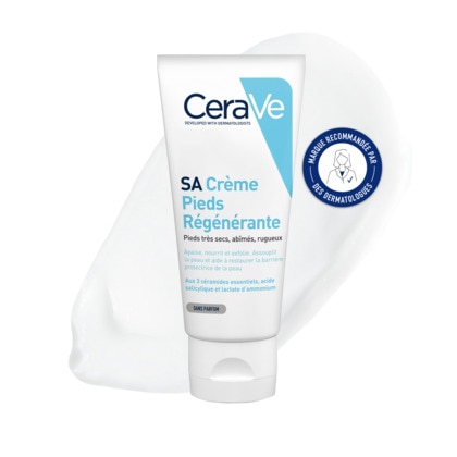 88ml CERAVE SA ANTI-RUGOSITÉS Crème régénérante pieds très secs & abîmés  1 of 4 